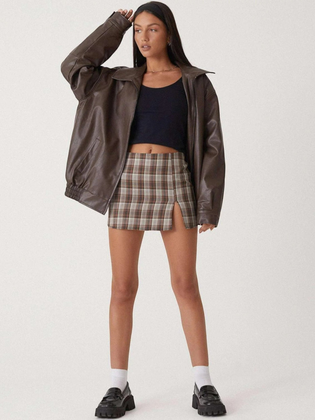 Stilvolle Frauenjacke Langarm Bomber
