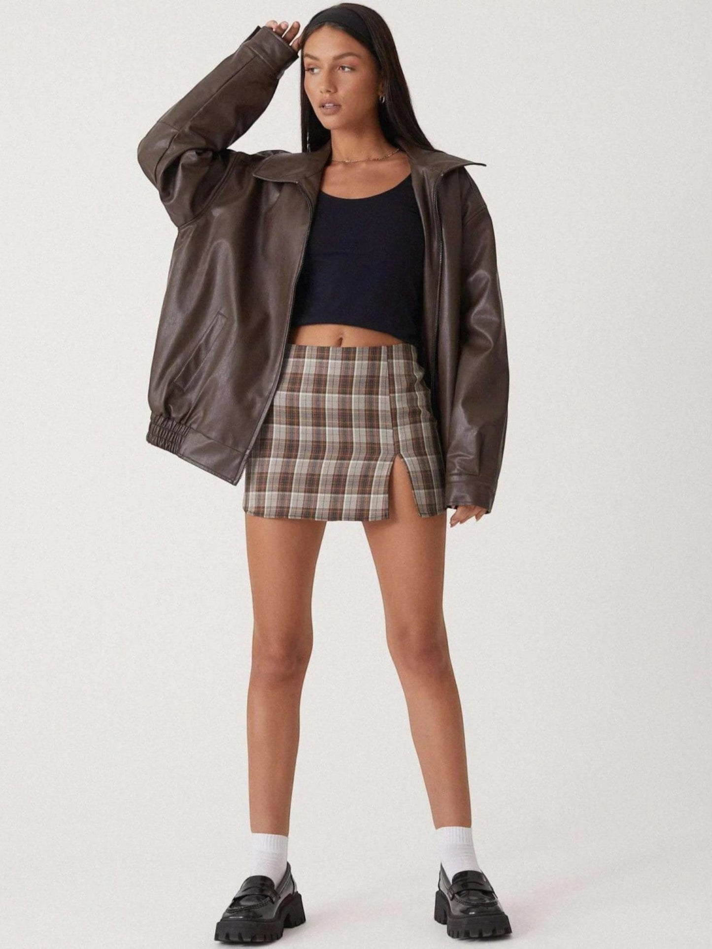 Stilvolle Frauenjacke Langarm Bomber
