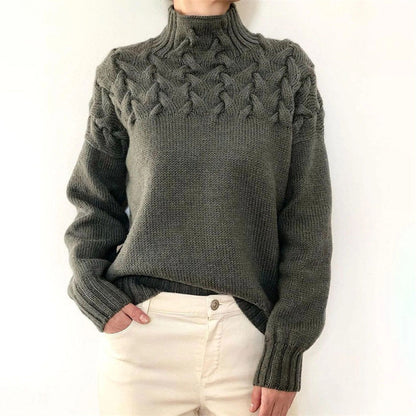 Damen Strickpullover Elegantes Design