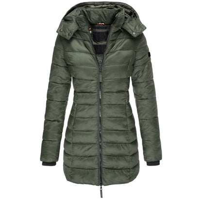 Winterparka Damen Daunen Mantel Kapuze