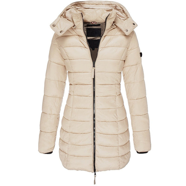 Winterparka Damen Daunen Mantel Kapuze