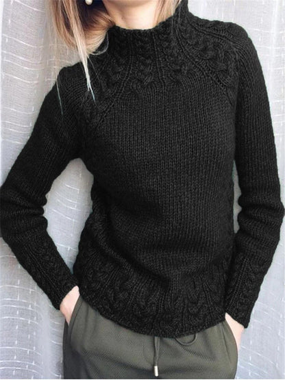 Bequemer Strickpullover Damen Locker Fit