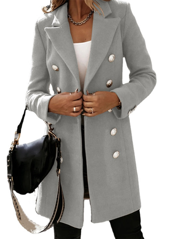 Damen Trenchcoat Elegant und Stilvoll