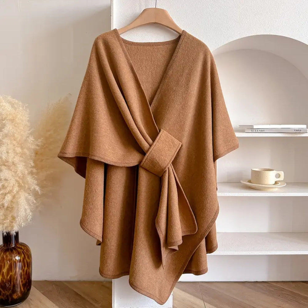Wasserdichte Damenponcho Cape Mantel