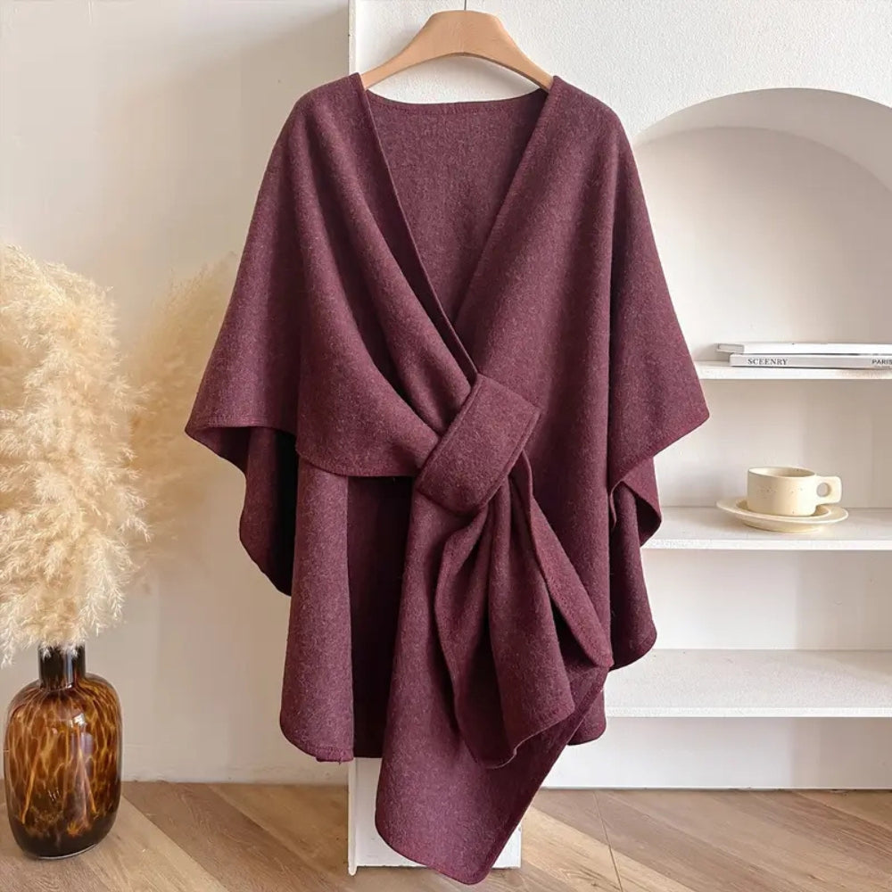 Wasserdichte Damenponcho Cape Mantel