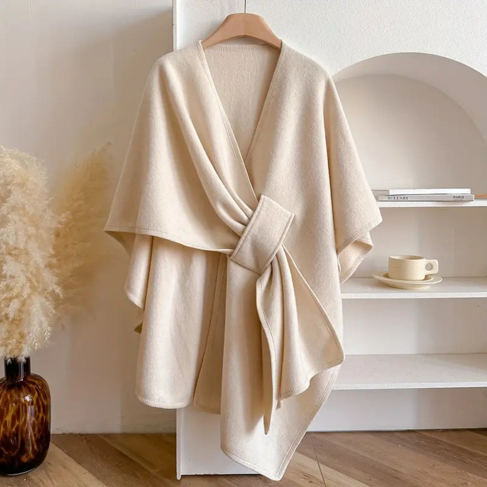 Wasserdichte Damenponcho Cape Mantel