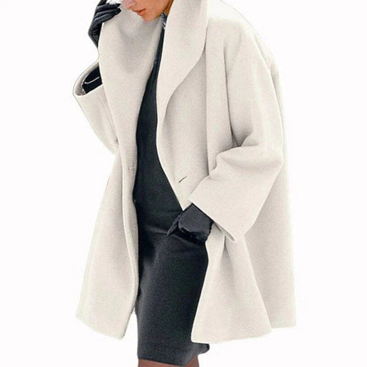 Damen Winterjacke Wolle Elegant - IdealeKleiden