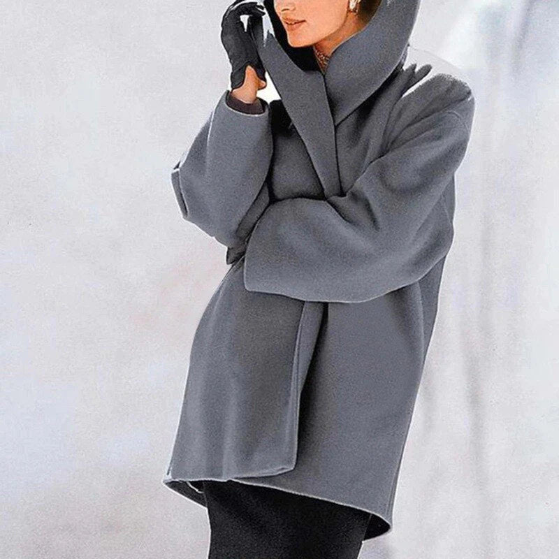 Damen Winterjacke Wolle Elegant