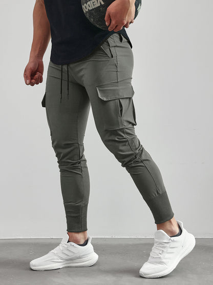 Herren Jogger Cargo Bequem Mit Taschen