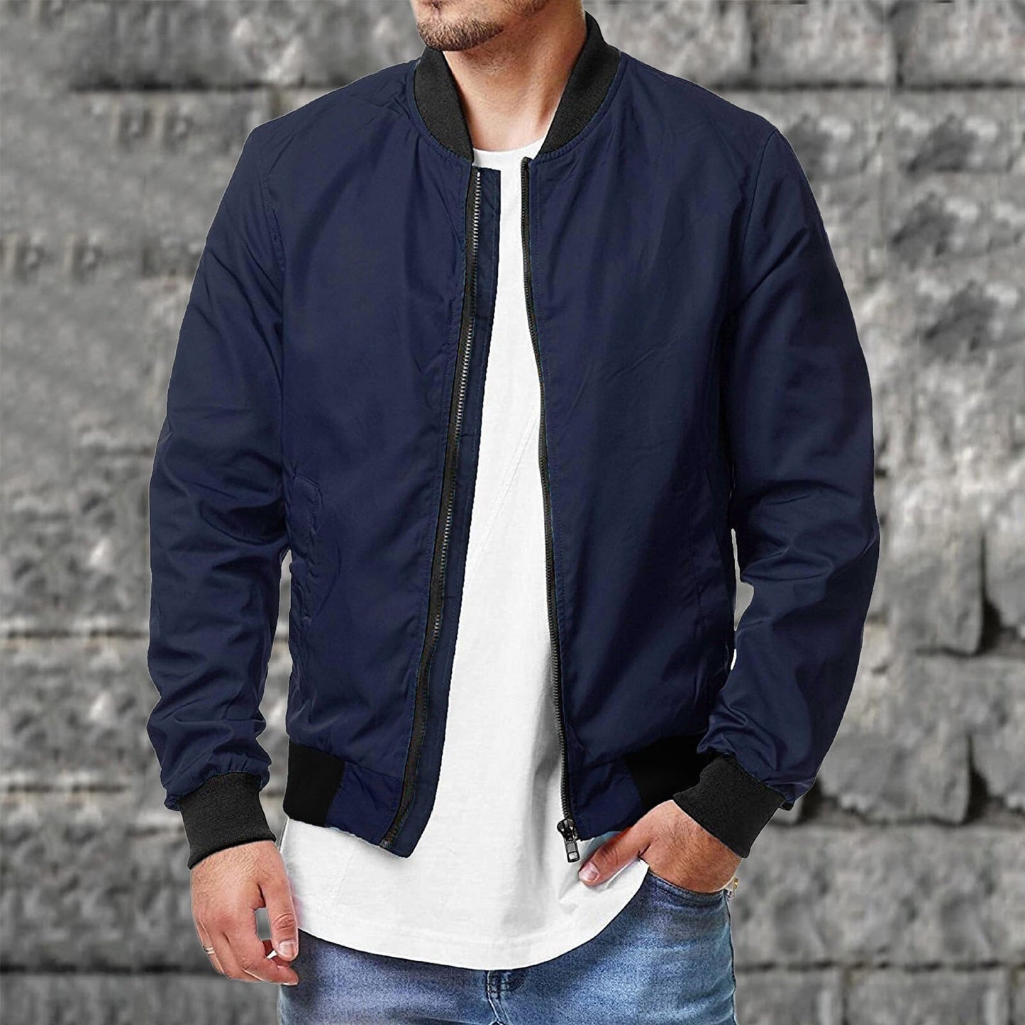 Stylische Herrenjacke Casual Look