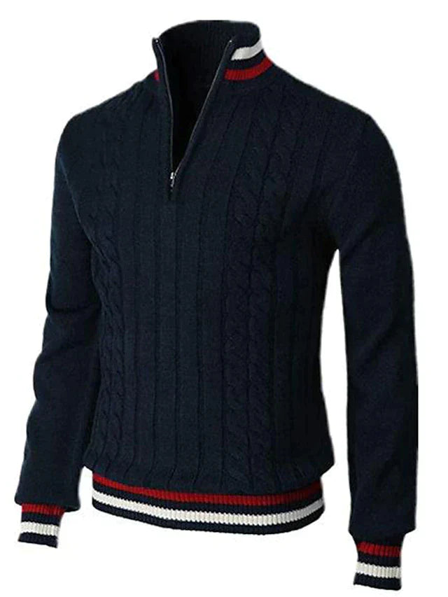 Stylischer Herren Pullover Italienisch Elegance