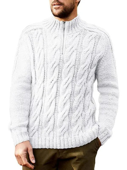 Herren Pullover Halbturtleneck Modern