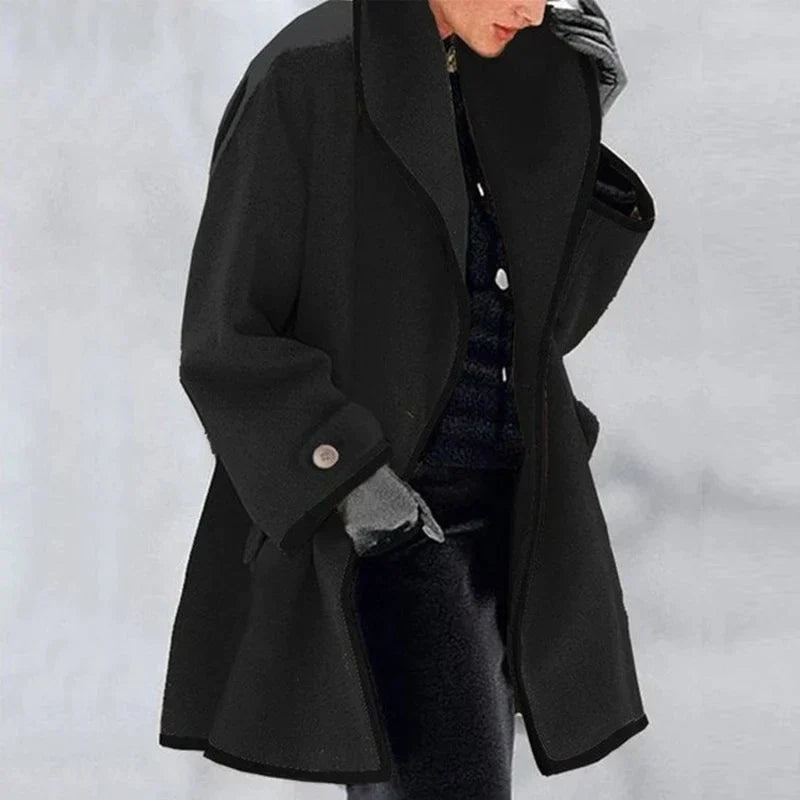 Herbst Trenchcoat Klassisches Design Damen