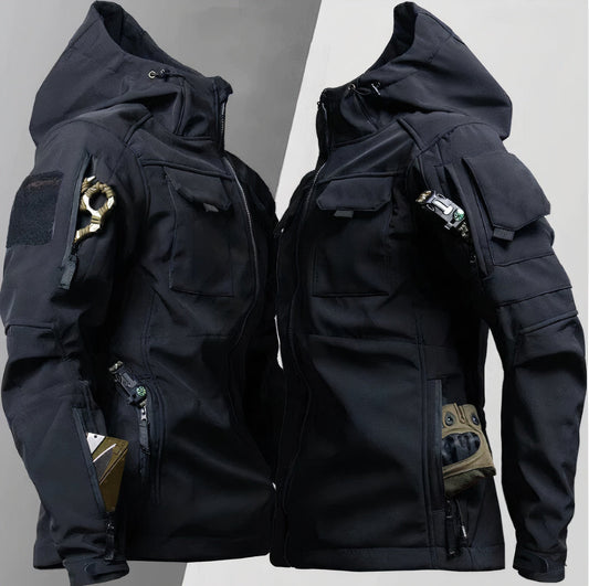 Militär-Kapuzenjacke Praktisch - IdealeKleiden