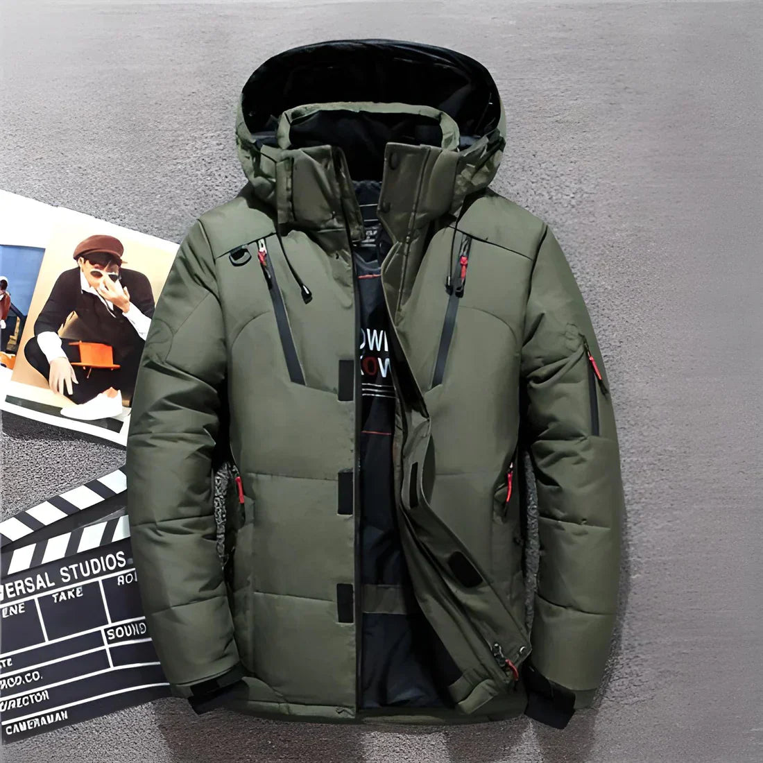 Elegante Daunenjacke Premium Qualität